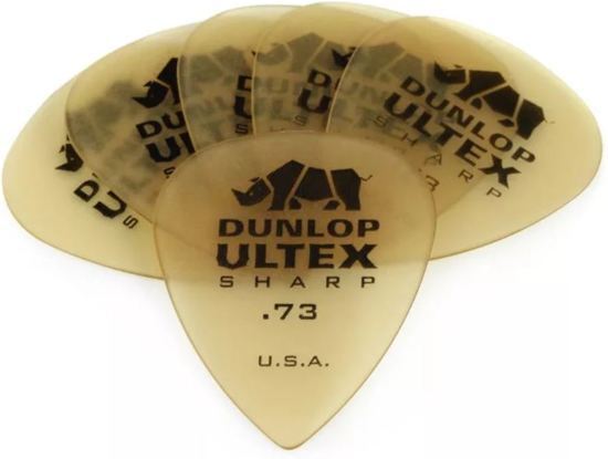 Dunlop Ultex Sharp pick 6-Pack 0.73mm Standaard plectrum