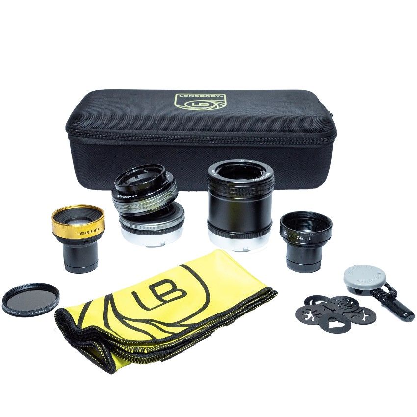 Lensbaby Twist 60 + Double Glass II Optic Swap Kit for Canon RF Mount