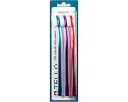 Tello Ultra Soft 6240 - Tandenborstel - 3 pack - Grote borstelkop