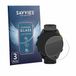 Savvies Glas Screenprotector voor Garmin Forerunner 70/170/170 Music - Gehard Beschermglas 9H 3 Stuks