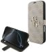 Guess 4G Big Metal Logo Book Wallet Case hoesje voor iPhone 17 Pro - Roze