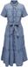 ONLY Onlaliyah Lange Denim Jurk Dames L