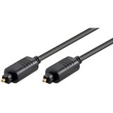 Goobay 27233 InfiniBand en Glasvezelkabel 1 m Toslink Zwart