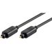 Goobay 27233 InfiniBand en Glasvezelkabel 1 m Toslink Zwart