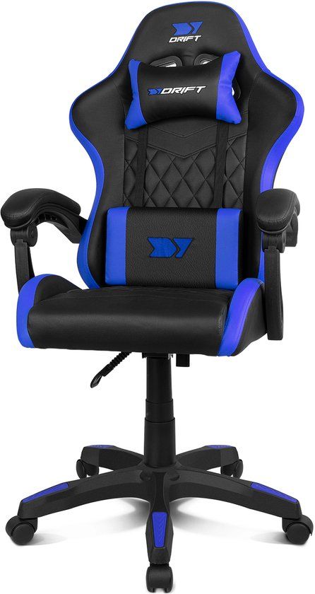 DRIFT Gaming stoel DR35EBL Blauw Zwart