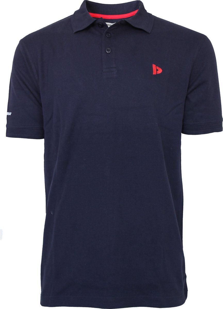 Donnay Polo - Sportpolo - Heren - Maat L - Donkerblauw