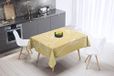Bonamaison Tafelkleed, Anti-Mold, Sneldrogend, Waterdicht, 100% Polyester Tafellaken, Willekeurig patroon, 140 x 140 Cm - Ontworpen en Vervaardigd in Turkije