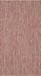 Safavieh Courtyard Collection CY8521 Rood & Beige Vloerkleed 79 x 152 cm