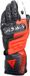 Dainese Carbon 4 Long Handschoenen Zwart Fluo Rood Wit - Maat S