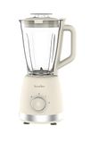 TERRAILLON - SUNRISE - Elektrische blender, 1,5 l, 600 W, glazen kom, crème