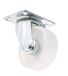 RS PRO Draailager zwenkwiel, wiel ø 100 mm, 125 kg, Ges H. 128 mm, wiel B. 35 mm, 102 x 84 mm, plaat, polypropyleen materiaal