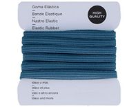 Elastisch rubber, blauw, 5,3 mm, 3 m.
