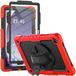 Selected by GSMpunt.nl Samsung Galaxy Tab A9 Plus Hoes met Screen Protector en Handriem Rood