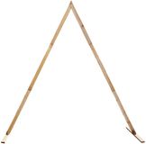 vidaXL Huwelijksboog - Lichtbruin - 202 x 95 x 254 cm - Massief grenenhout