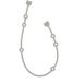 Kikkaboo cordon pour sucette - Platine Silicone - Sable