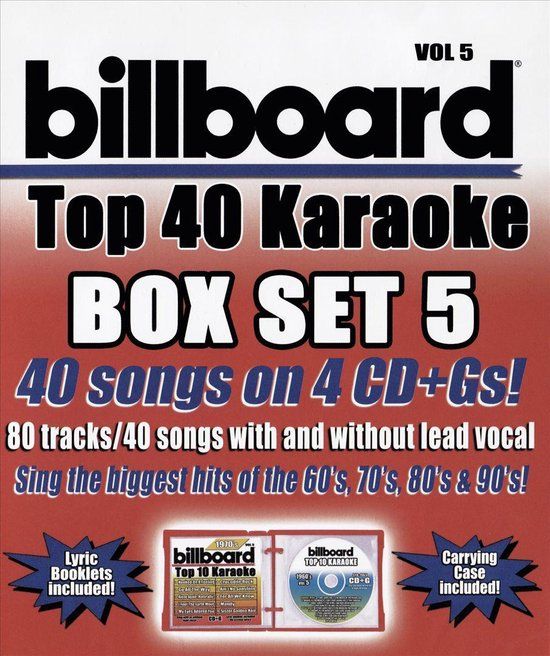Party Tyme Karaoke: Billboard Top 40 Karaoke, Vol. 5 CD