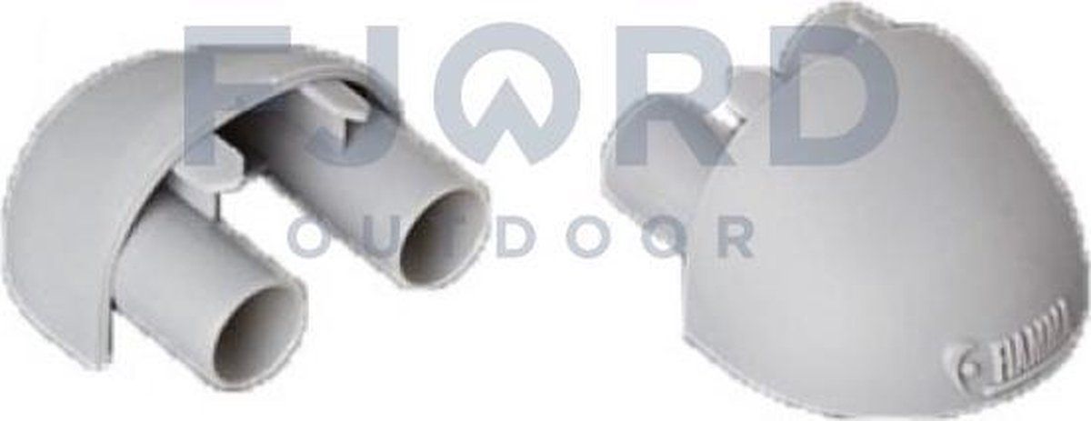 Fiamma Set eindkappen voor support bar fietsendrager 98656-714