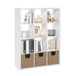 Furinno Cubicle open rug decoratieve kubus opbergorganizer, 12-kubus, wit
