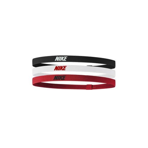 Nike Senior Headbands (Set of 3) Black/White/Red