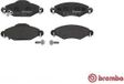 BREMBO Jeu de plaquettes de frein P83053