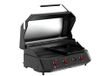 Cozze® G-800 Combo Plancha Grill BBQ - 3 Gasbranders - Gas BBQ & Plancha voor Buiten Koken - Grote Bakplaat - 30 mbar - Outdoor Cooking Station