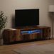 Maison Exclusive - Meuble TV LED, 3 pièces, en bois recyclé et panneaux de fibres de bois