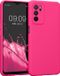 kwmobile telefoonhoesje geschikt voor Oppo A16 / A16s / A54s - Hoesje voor smartphone - Precisie camera uitsnede - TPU back cover in neon roze