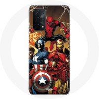 Maniacase Case voor Oppo A74 Avengers invaders Oude soldaten