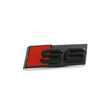 Audi 4K0071805 belettering S6 zwart/rood Clip Tuning Exclusive grille Black Edition Embleem