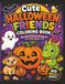 Cute Halloween Friends Coloring Book: Big, Bold & Easy Halloween Coloring Book for Kids Ages 3–8