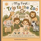 My First Trip to the Zoo: A Fun Zoo Adventure Colouring Book for Little Learners Ages 3-6