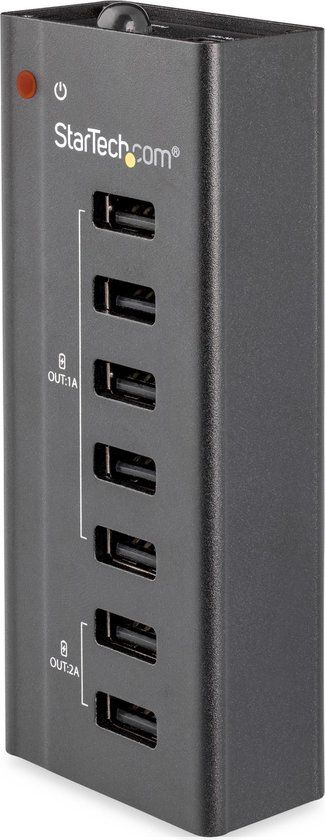 Startech 7-poorts USB-oplaadstation met 5x 1A poorten en 2x 2A poorten