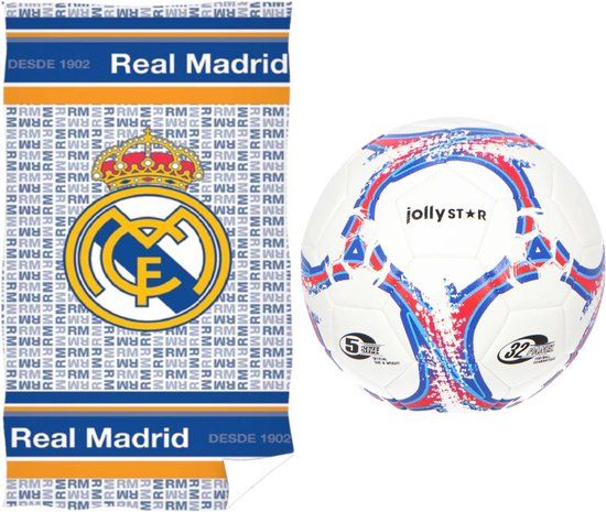 4KidsOnly Real Madrid strandlaken + voetbal