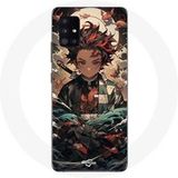 Samsung Galaxy A51 5G hoesje demonendoder Tanjiro anime manga
