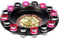 CEPEWA Drankspel/drinkspel shot roulette 29 cm feestartikelen