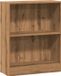 vidaXL Boekenkast 60x24x76 cm bewerkt hout eikenkleurig