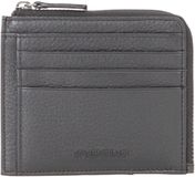 VALENTINO Leren Kaarthoes Sodaro Card Case Nero Zwart
