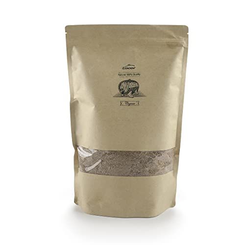 Lacor 69568 rookmeel, eikenhout, 100% natuurlijk, cognac smaak, 500 g