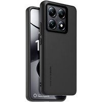 Made For Xiaomi Xiaomi Made For Xiaomi Semi-rigide skin touch back cover voor Xiaomi 14T Pro Zwart