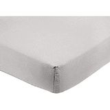 Hoeslaken GriS Microfiber Fitted Sheet (90 x 190 cm)