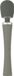 You2Toys Supersterke wandvibrator Grijs/Zilver 29,7 cm