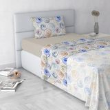 Italian Bed Linen Fashion beddengoedset Made in Italy, microvezel, spiralen, eenpersoonsbed