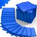 Monzana 8x Protecteur de sol - 45x45cm Antidérapant Extensible - Bleu