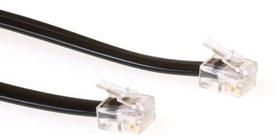 Advanced Cable Technology ACT - RJ12 - RJ12 Telefoon Kabel - 5 meter
