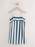 Next Dames Petite Minizomerjurk Blauw