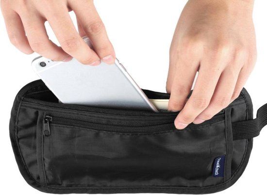 Secret Pocket Heuptasje - Zwart - Polyester