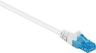 Goobay U/UTP CAT6a 10 Gigabit netwerkkabel / wit - LSZH - 2 meter