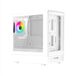 Noua Nexus PH100, compacte MicroATX gaming-behuizing, PWM ARGB, gehard glas met dubbel venster, Micro Tower met USB 3.0 en TYPE-C, wit