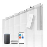 ABALON Perfect Wave Gemotoriseerde WiFi Gordijnrail (2 meter, Wit)