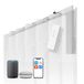 ABALON Perfect Wave Gemotoriseerde WiFi Gordijnrail (2 meter, Wit)